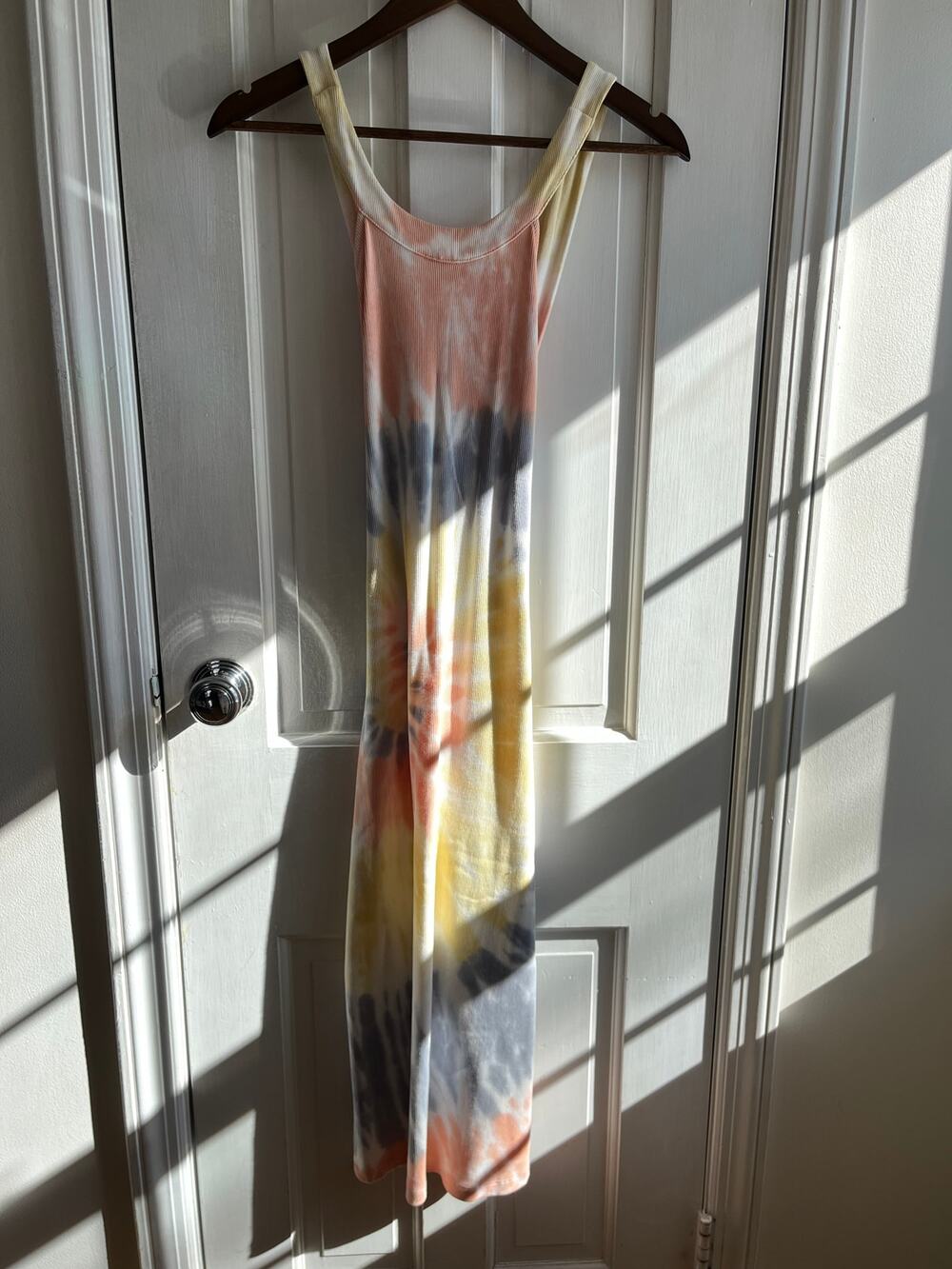 Young Fabulous & Broke Tie Dye Hamptons Maxi Dress Racerback | Medium